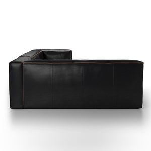 NOLITA 2-PIECE SECTIONAL-RIDER BLACK
