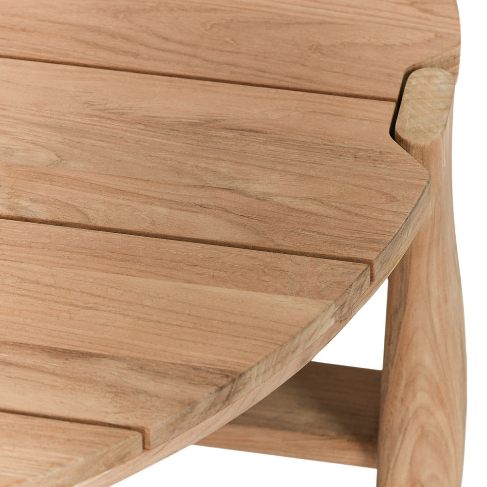 Aston Outdoor Round Coffee Table 48" in Teak