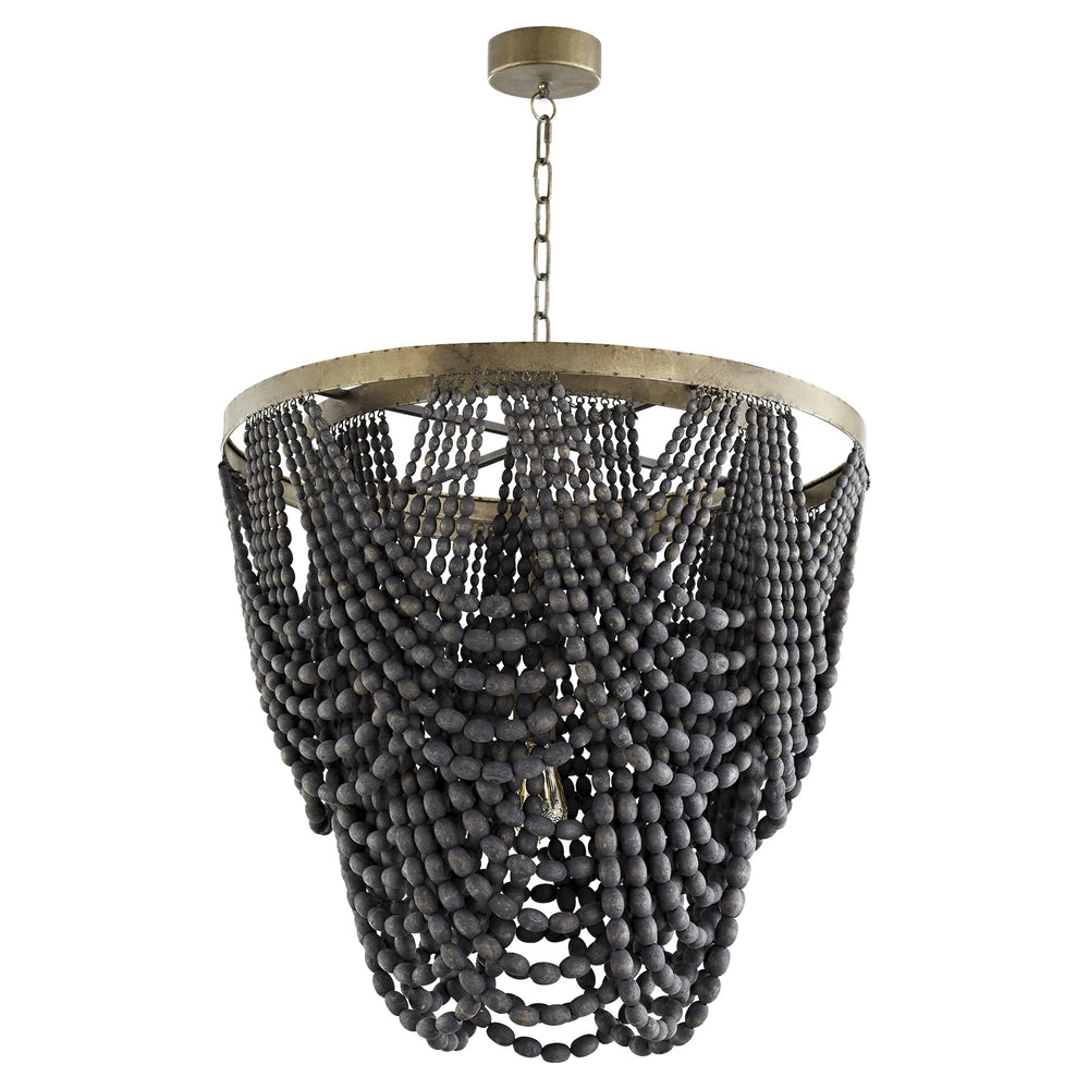 Large Hammock Pendant in Tinted Raw Iron