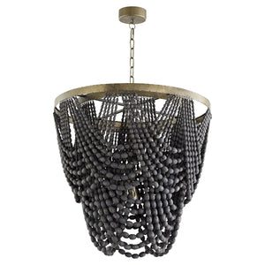 Large Hammock Pendant in Tinted Raw Iron