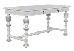 Portuguese Desk, Small, Solid White
