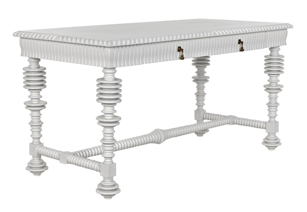 Portuguese Desk, Small, Solid White