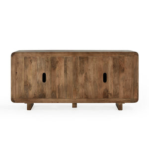Holmes Solid Wood 4Dr Buffet in Artisan Brown