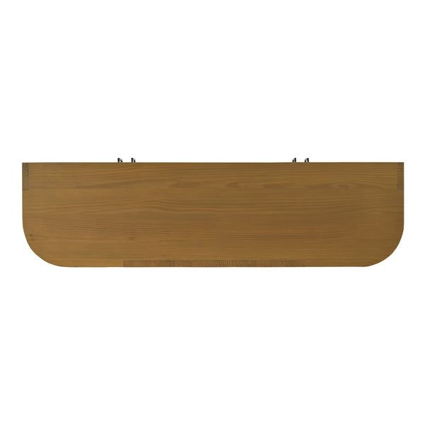 Lachlan Sideboard Brown with Shelves & Drawers