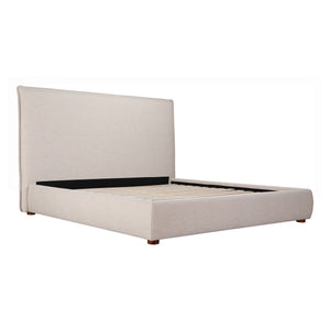 Moe's Luzon Queen Bed with Tall Headboard in Beige