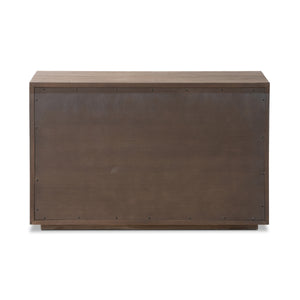 Leo Nightstand in Rustic Grey