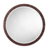 Chandler Round Wall Mirror, Charcoal