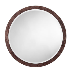  Chandler Round Wall Mirror, Charcoal