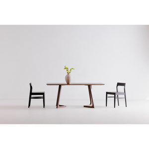Moe's Owing Dining Chair Set in Black Oak