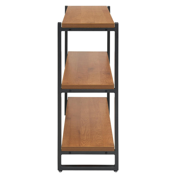 Anderson 3 Tier Bookcase In Gliese Brown 