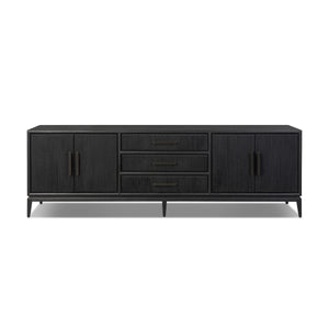 Rosenell Media Console - Black Paper Cord