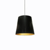 1LT Oversized Drum Pendant,Medium - Blk/Gld
