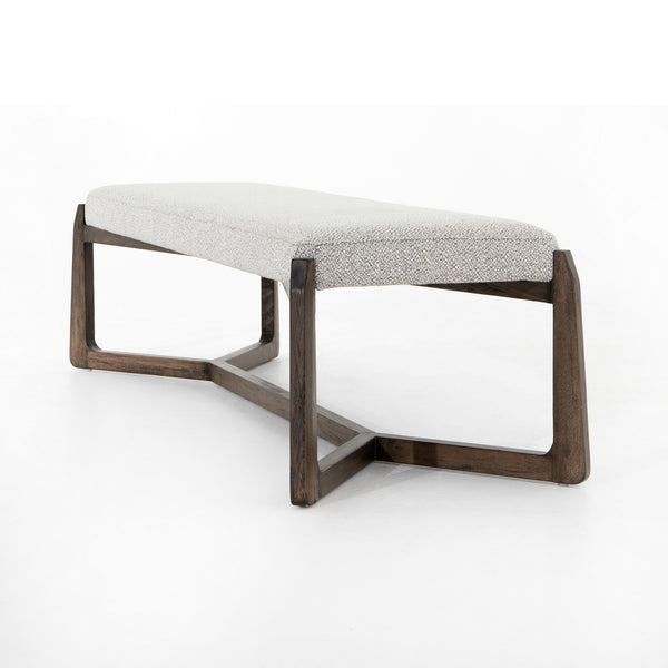 Roscoe Bench in Brunswick Pebble