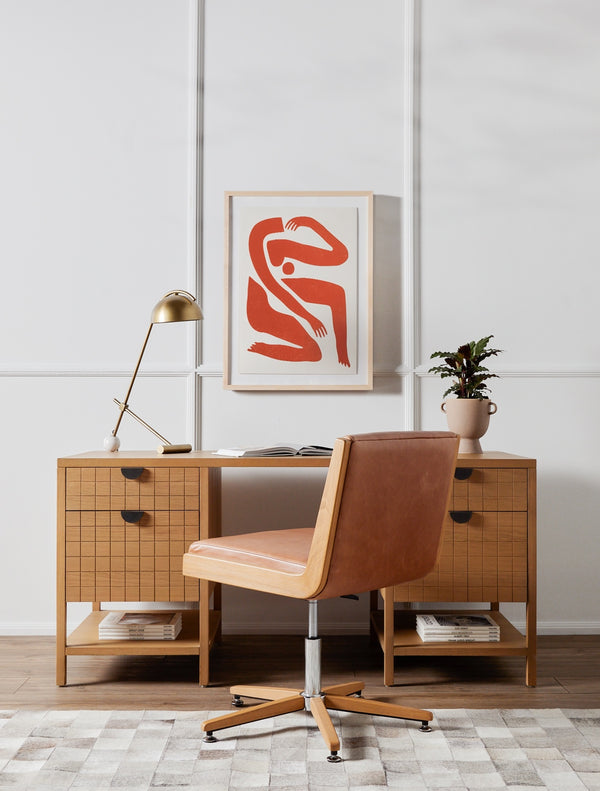 Teracotta Body Abstract, Roseanne Kenny