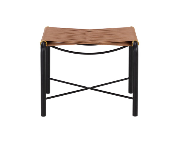 RIZ STOOL - TAN LEATHER