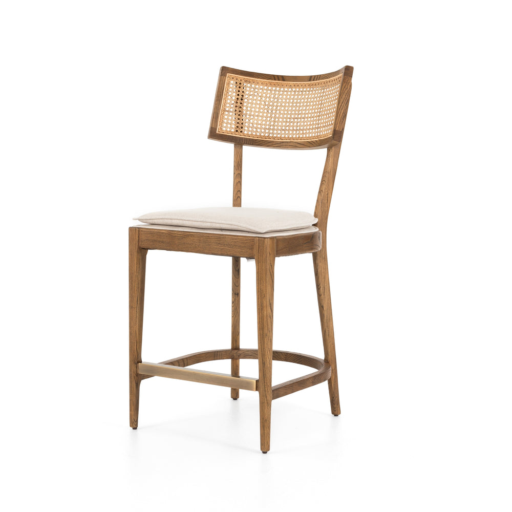 Britt Stool In Savile Flax In Counter