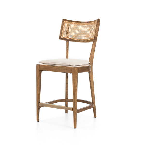 Britt Stool In Savile Flax In Counter