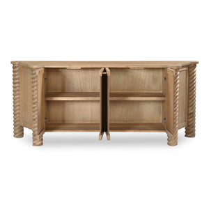 Moe's Treccia Sideboard in Natural Oak
