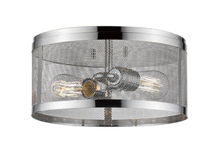 Meshsmith 2 Light Flush Mount in Chrome Finish
