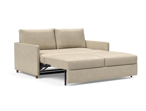 NEAH SLIM SOFA BED W/ARM RESTS, 63"X77"