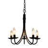 Wrought Iron AC1785EB Chandelier in Black