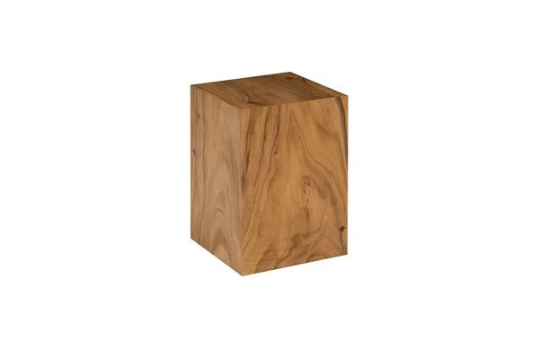 Origins Pedestal, Mitered Chamcha Wood, Natural, Small