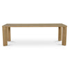 Segment Dining Table Wood Large in Heritage Brown