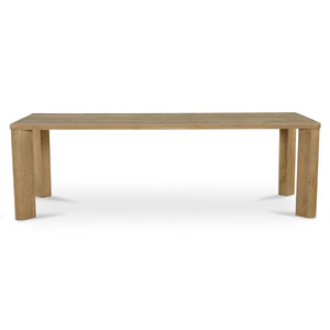 Segment Dining Table Wood Large in Heritage Brown