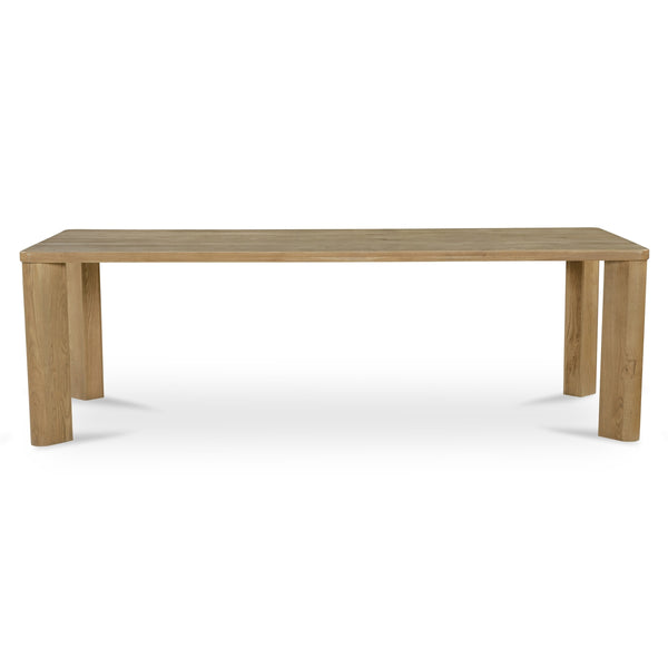 Segment Dining Table Wood Large in Heritage Brown