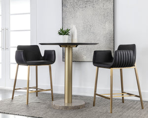 LUCANO COUNTER STOOL - BRAVO BLACK
