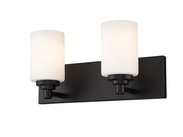 Soledad 2 Light Vanity in Matte Black Finish