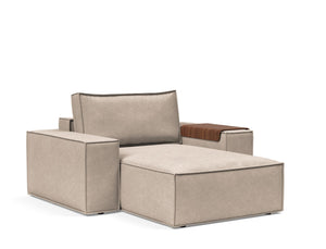 NEWILLA LOUNGER CHAIR W/WIDE ARM RESTS, 39"X61"