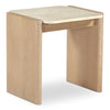 Lane Side Table with Marble Top