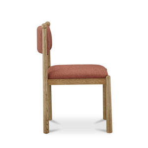 Moe's Villetta Dining Chair Set of 2 in Deep Pink