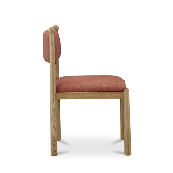 Moe's Villetta Dining Chair Set of 2 in Deep Pink