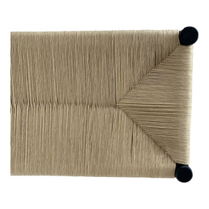 Moe's Hawthorn Large Bench Black with Woven Seat