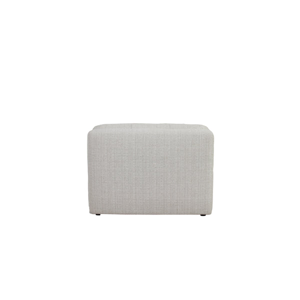 Moe's Lino Slipper Chair in Textured Oat