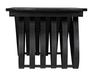 Infinity Sungkai/Mindi Coffee Table in Charcoal Black