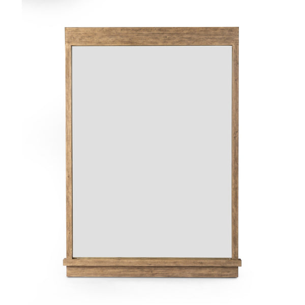 Ledge Floor Mirror - Distressed Light Pine