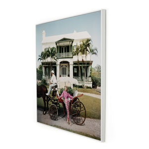 Bermudan Hostess (48" X 48") In Slim Aarons's Showcase In Photography Art