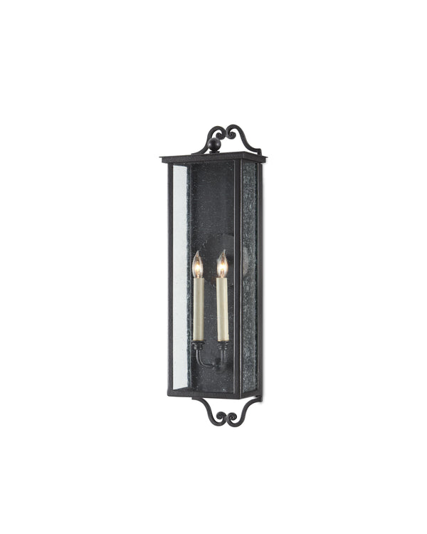 Giatti Medium Outdoor Wall Sconce In Midnight