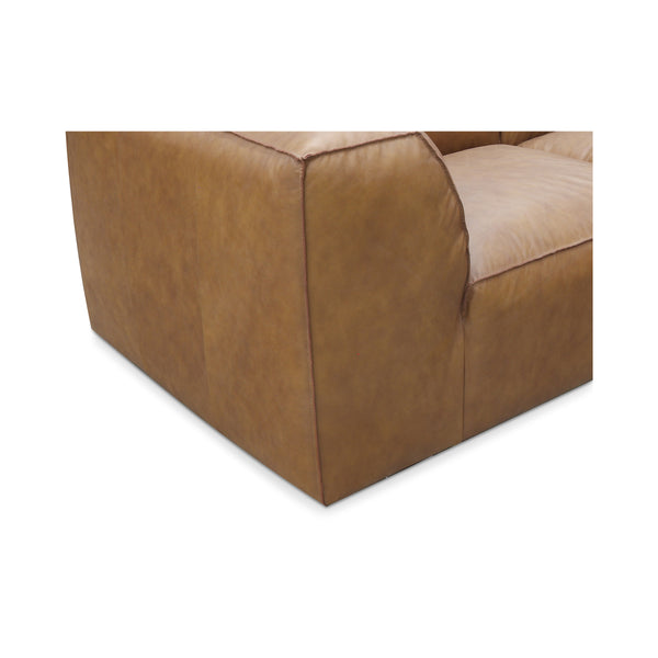 Form Dream Modular Sectional in Sonoran Tan Leather
