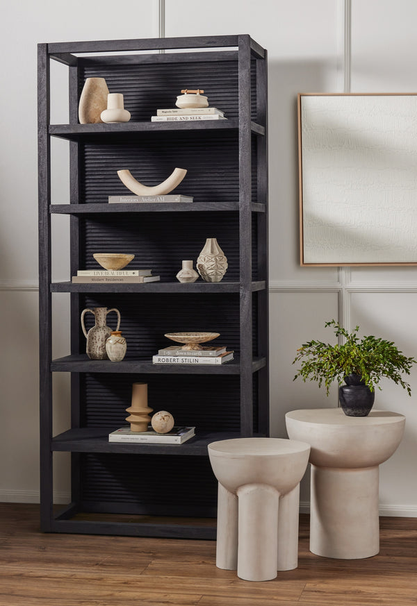 Searcy End Table In Textured Matte White