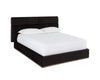 BECKHAM BED - QUEEN - QUILTED ABBINGTON CHARRED BROWN