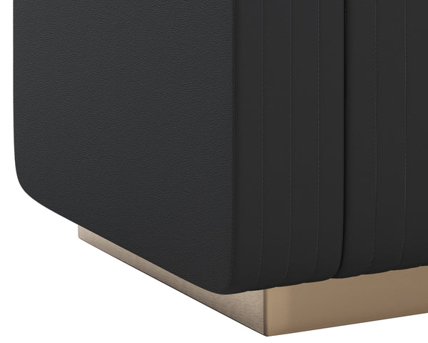 ODETTE BENCH - MAVEN BLACK