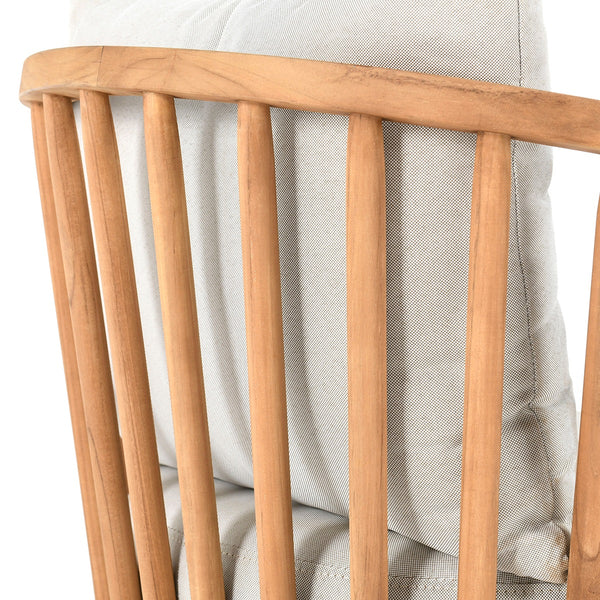 Hearst Outdoor Accent Chair - Teak & Olefin