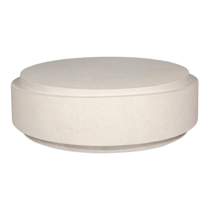 Moe's Cosmo Outdoor Coffee Table Off White