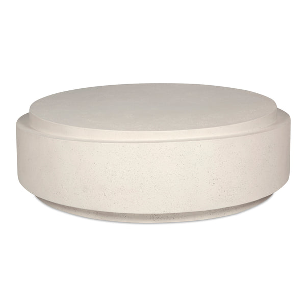 Moe's Cosmo Outdoor Coffee Table Off White