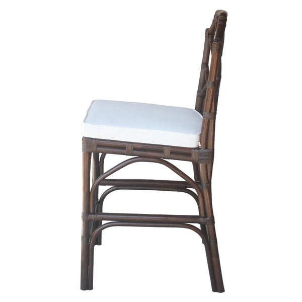 Kara Rattan Counter Stool In Paloma Brown 