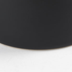 Burton 11.6H Medium White and Black Ceramic Jug Vase